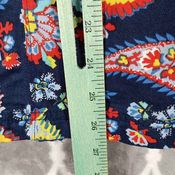 Levis Jacket Womens Medium Floral Paisley Hooded Utility Pockets - Picture 6 of 11